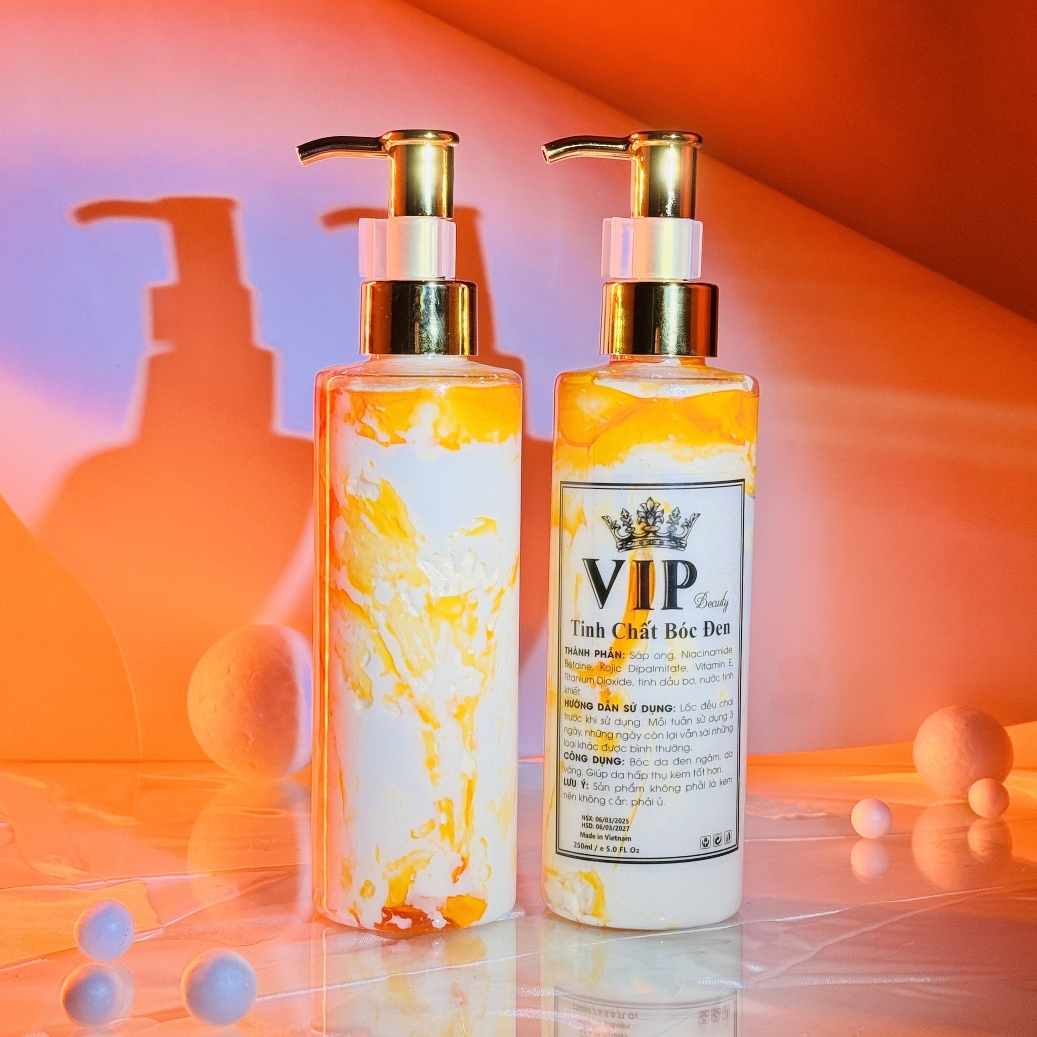 CHAT BOC DEN VIP BODY CREAM (250ML)